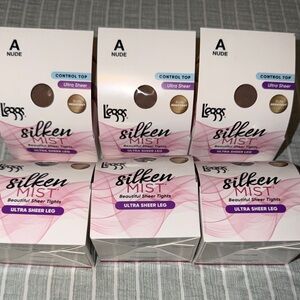 Leggs Silken Mist Ultra Sheer Tights - Nude